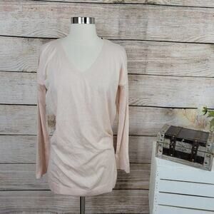 NWT Vimmia Shavasana Reversible Sweater Light Pink Blush Size‎ Small